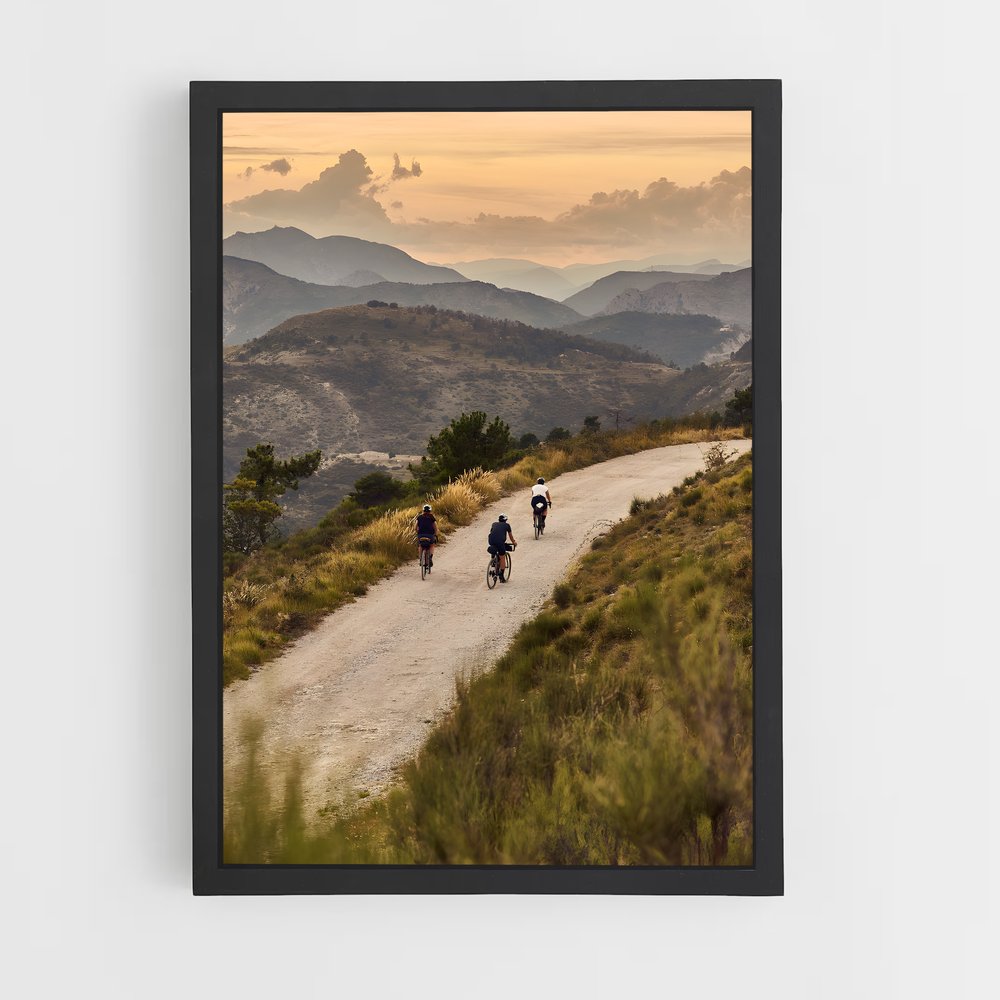 Poster Piste Silencieuse – affiche Cyclisme (vue 2)